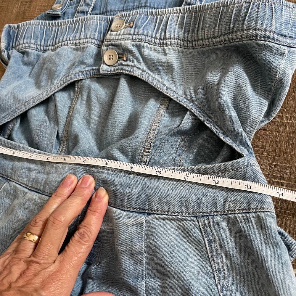 Free People Women's West Denim Utility Jumpsuit OB1160882 Mirage Blue Size Small - Picture 8 of 10